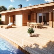 Découvrez les avantages en termes de prix et de rapidité de construction de cette maison de bois de 80 m 2