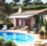 Projet de rénovation d'une maison ancienne en Corse avec intégration d'une piscine .