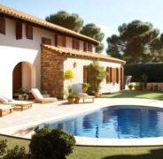 La construction de piscines avec des bords arrondi revient à la mode en Corse .